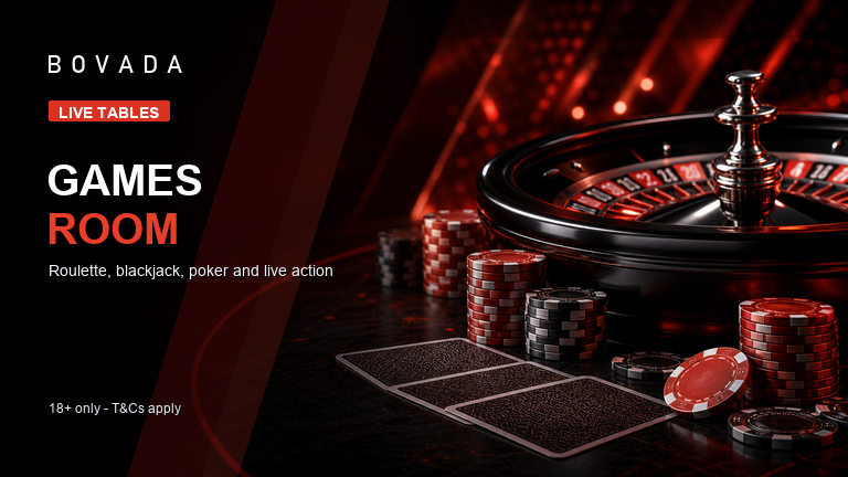 Bovada live dealer blackjack and roulette tables streaming for US players